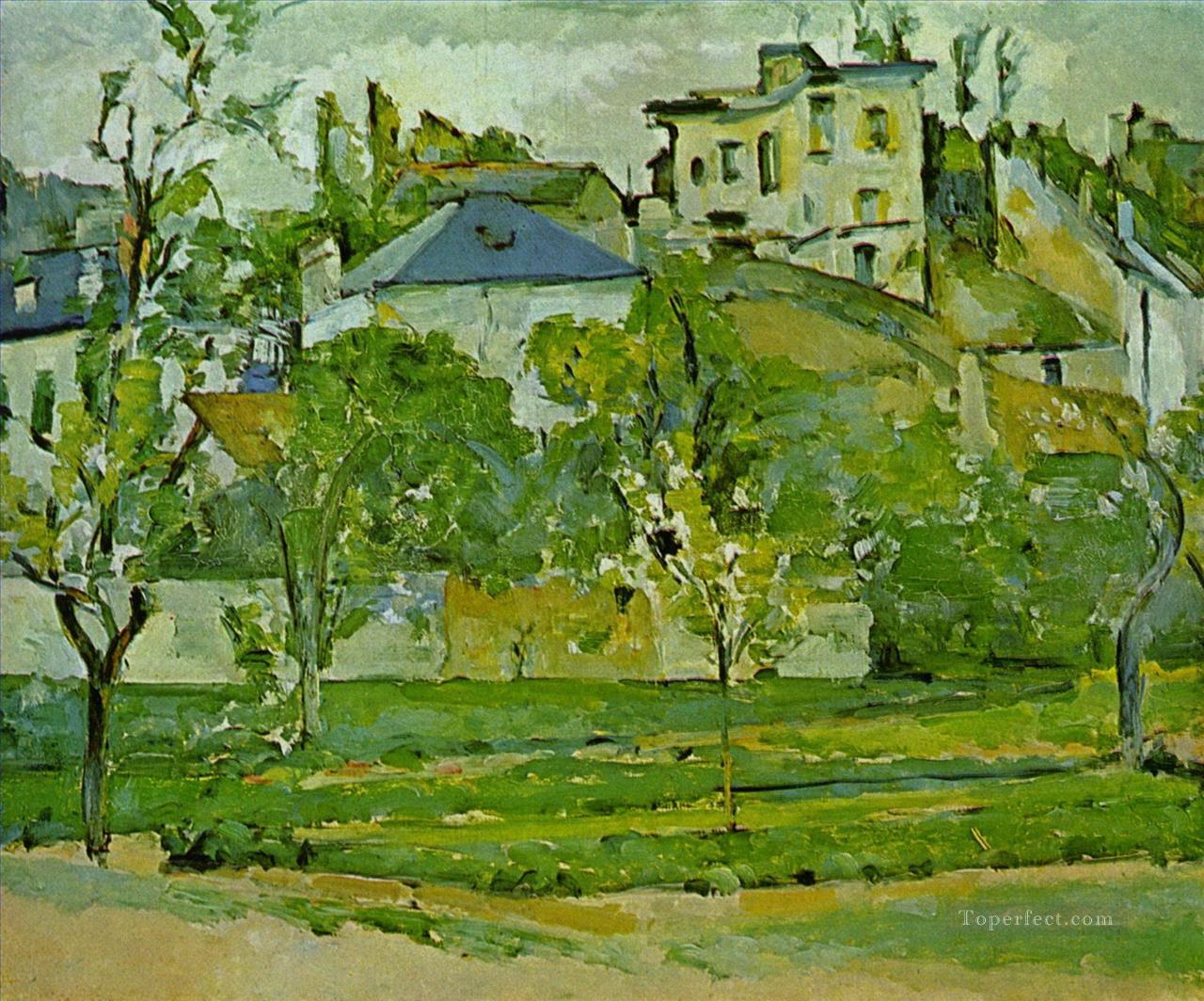 Orchard in Pontoise Paul Cezanne Mountain Oil Paintings